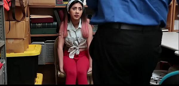  Shoplyfter Teen Fucks Creep Officer For Her Freedom